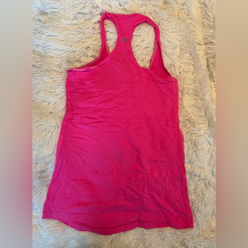 Pink lululemon tank